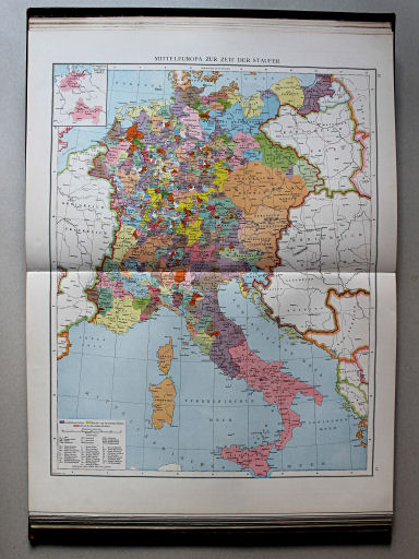 Droysens Historischer Handatlas, 1886
26.27. Mitteleuropa zur Zeit der Staufer