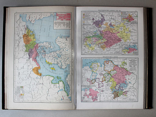 Droysens Historischer Handatlas, 1886
29. Wettinische Lande um 1675. Welfische Lande