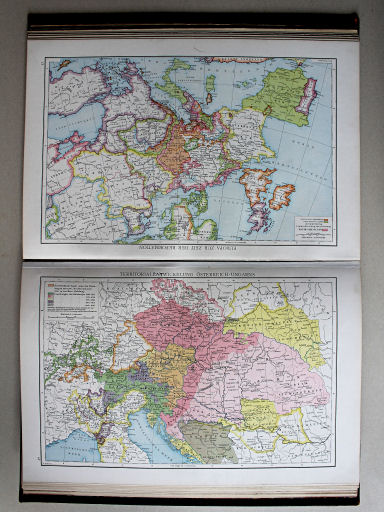Droysens Historischer Handatlas, 1886
36. Territorialentwickelung Österreich-Ungarns