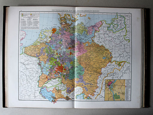 Droysens Historischer Handatlas, 1886
42.43. Deutschland zur Zeit des dreissigjährigen Krieges