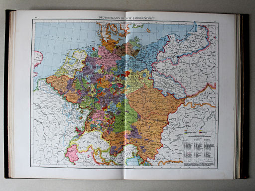 Droysens Historischer Handatlas, 1886
46.47. Deutschland im XVIII. Jahrhundert