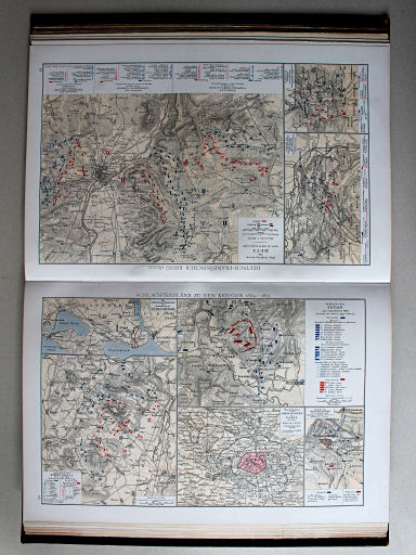 Droysens Historischer Handatlas, 1886
54. Schlachtenpläne zu den Kriegen 1864-1871