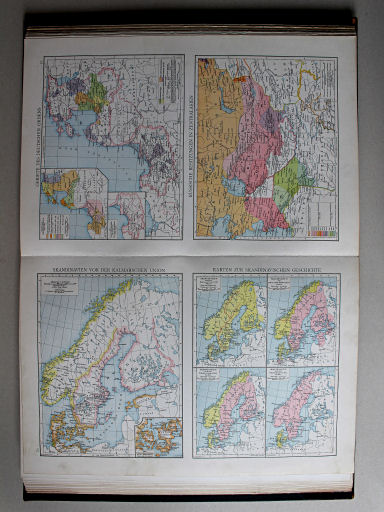 Droysens Historischer Handatlas, 1886
70. Skandinavien vor der Kalmarischen Union. Karten zur skandinavischen Geschichte
