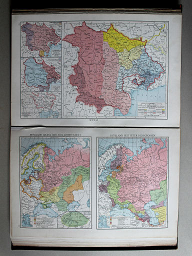 Droysens Historischer Handatlas, 1886
72. Russland im XVI. und XVII. Jahrhundert. Russland seit Peter dem Grossen