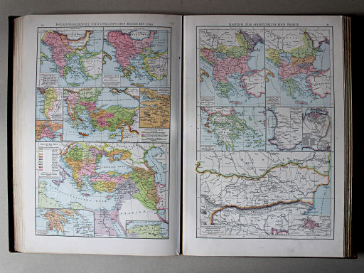 Droysens Historischer Handatlas, 1886
80. Balkanhalbinsel und Osmanisches Reich bis 1699
81. Karten zur orientalischen Frage