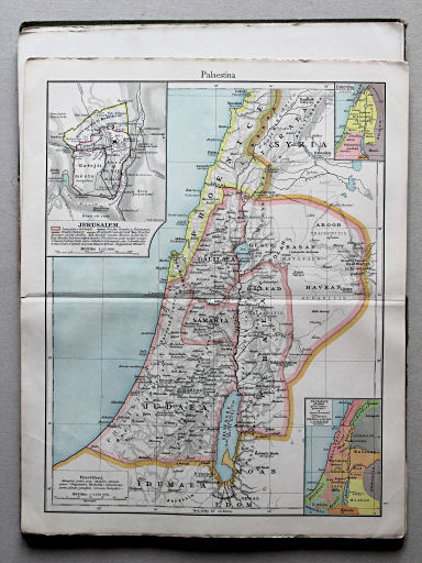Putzgerův historický školní atlas, Čechy, 1911
1. Palaestina