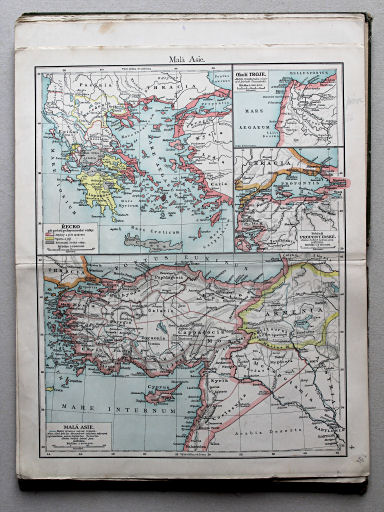 Putzgerův historický školní atlas, Čechy, 1911
4. Malá Asie