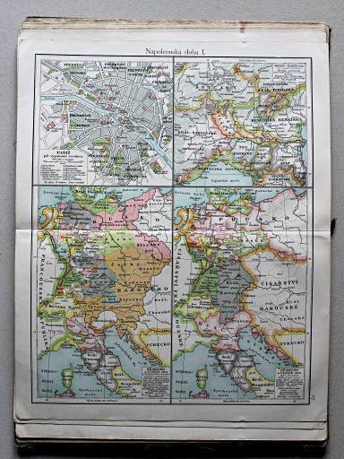 Putzgerův historický školní atlas, Čechy, 1911
27. Napoleonská doba I
