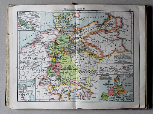 Putzgerův historický školní atlas, Čechy, 1911
28. Napoleonská doba II