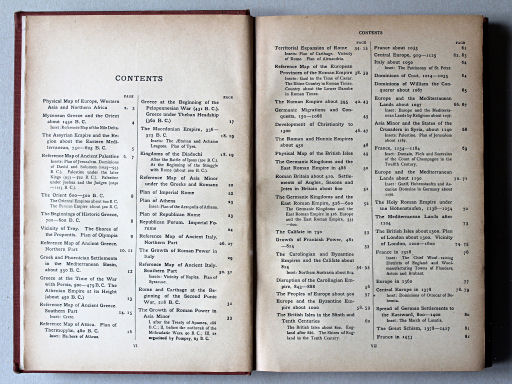 Shepherd, Historical Atlas, 1927
Inhoudsopgave 1 / Table of contents 1