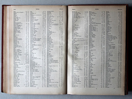 Shepherd, Historical Atlas, 1927
Register 2, ... / Index 2, ...