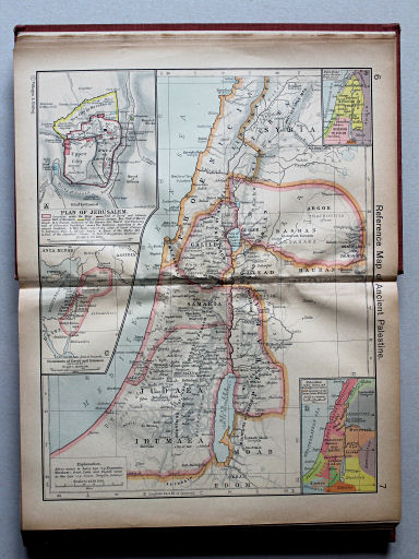 Shepherd, Historical Atlas, 1927
6.7. Reference Map of Ancient Palestine