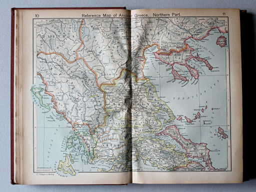 Shepherd, Historical Atlas, 1927
10.11. Reference Map of Ancient Greece. Northern Part