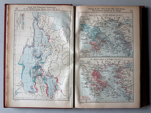 Shepherd, Historical Atlas, 1927
13. Greece at the Time of the War with Persia. The Athenian Empire at its Height