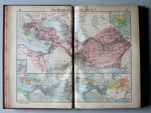 Shepherd, Historical Atlas, 1927
18.19. The Macedonian Empire, 336-323 B. C.