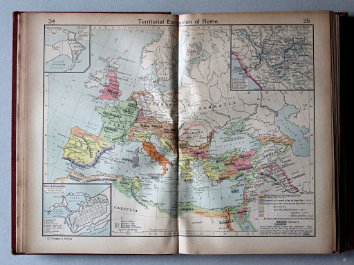 Shepherd, Historical Atlas, 1927
34.35. Territorial Expansion of Rome