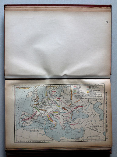 Shepherd, Historical Atlas, 1927
45. Germanic Migrations and Conquests, 150-1066