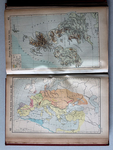 Shepherd, Historical Atlas, 1927
48. The Roman and Hunnic Empires about 450