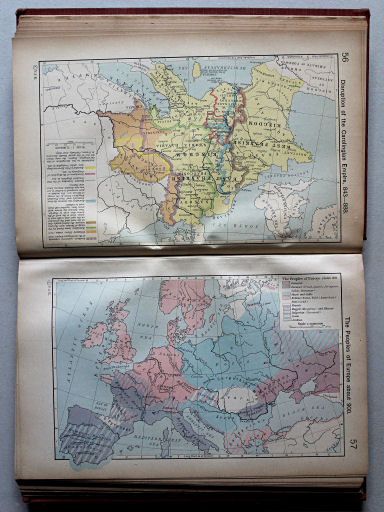 Shepherd, Historical Atlas, 1927
57. The Peoples of Europe about 900