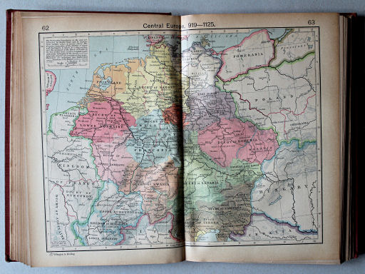 Shepherd, Historical Atlas, 1927
62.63. Central Europe, 919-1125