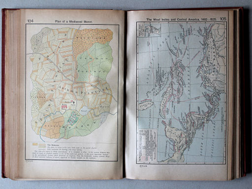Shepherd, Historical Atlas, 1927
104. Plan of a Mediaeval Manor