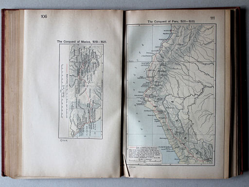 Shepherd, Historical Atlas, 1927
111. The Conquest of Peru, 1531-1533