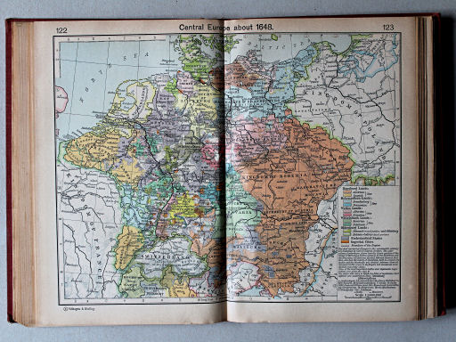 Shepherd, Historical Atlas, 1927
122.123. Central Europe about 1648