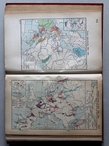 Shepherd, Historical Atlas, 1927
153. Principal Seats of War, 1788-1815