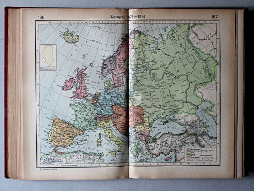 Shepherd, Historical Atlas, 1927
166.167. Europe, 1871-1914