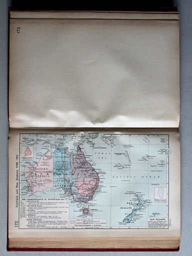 Shepherd, Historical Atlas, 1927
172. Australia and New Zealand, 1788-1911