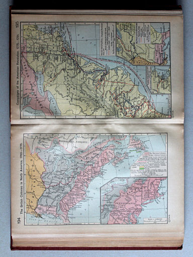 Shepherd, Historical Atlas, 1927
194. The British Colonies in North America, 1763-1775