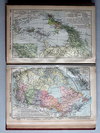 Shepherd, Historical Atlas, 1927
212. Canada and Newfoundland