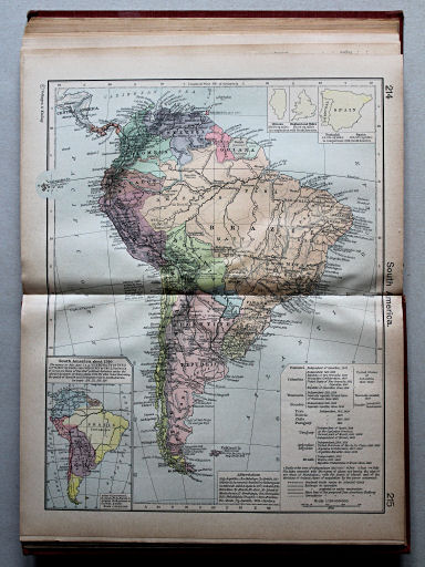 Shepherd, Historical Atlas, 1927
214.215. South America