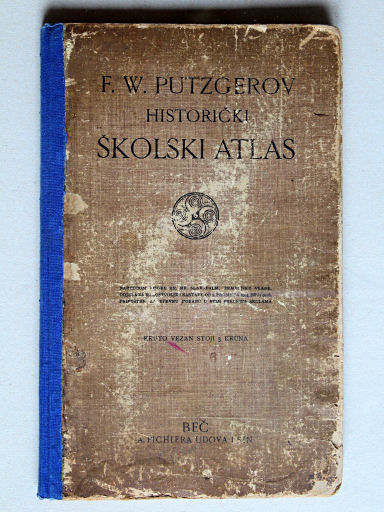 Putzgerov historički školski atlas, Hrvatska, 1904
Voorkant band
