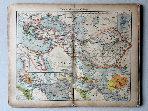 Putzgerov historički školski atlas, Hrvatska, 1904
4. Država Aleksandra Velikoga