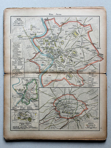 Putzgerov historički školski atlas, Hrvatska, 1904
7. Rim. Atena