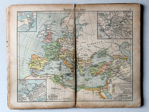 Putzgerov historički školski atlas, Hrvatska, 1904
8. Razvitak rimske države