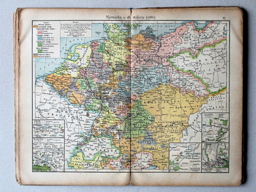 Putzgerov historički školski atlas, Hrvatska, 1904
25. Njemačka u 18. stoljeću (1786.)