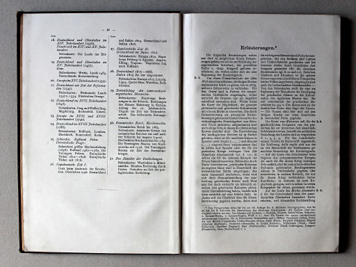 Putzgers Historischer Schul-Atlas, Österreich, 1910
Inhoudsopgave 2, toelichting 1 / Table of contents 2, explanations 1