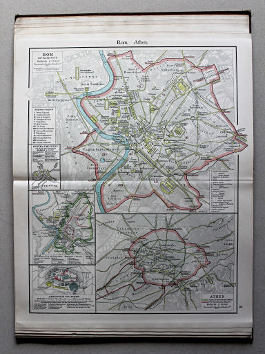 Putzgers Historischer Schul-Atlas, Österreich, 1910
8. Rom. Athen