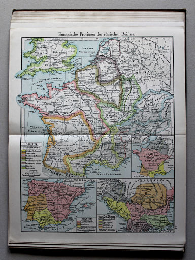 Putzgers Historischer Schul-Atlas, Österreich, 1910
12. Europäische Provinzen des römischen Reiches