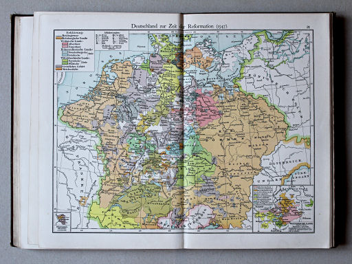 Putzgers Historischer Schul-Atlas, Österreich, 1910
21. Deutschland zur Zeit der Reformation (1547)