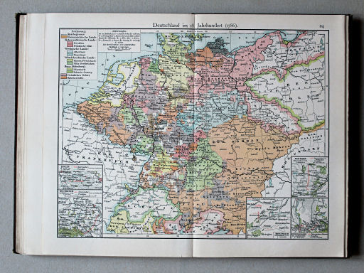 Putzgers Historischer Schul-Atlas, Österreich, 1910
24. Deutschland im 18. Jahrhundert (1786)