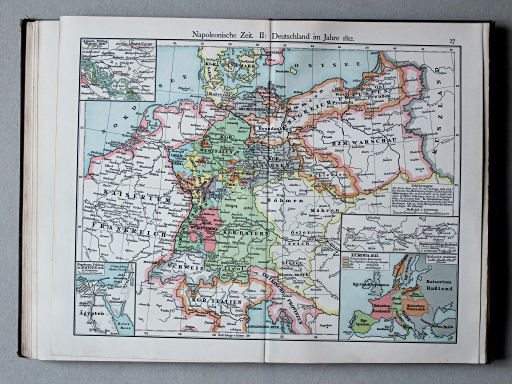 Putzgers Historischer Schul-Atlas, Österreich, 1910
27. Napoleonische Zeit II: Deutschland im Jahre 1812