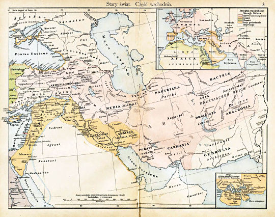 Putzgera Atlas historyczny, Galicya, 1918
3. Stary świat. Część wschodnia