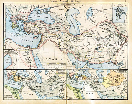 Putzgera Atlas historyczny, Galicya, 1918
5. Państwo Alexandra Wielkiego