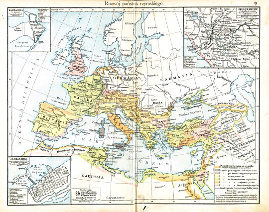 Putzgera Atlas historyczny, Galicya, 1918
9. Rozwój państwa rzymskiego
