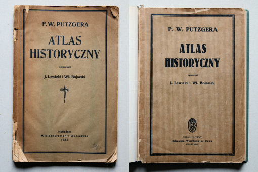 Putzgera Atlas historyczny, 1923, ca. 1927
Voorkant band