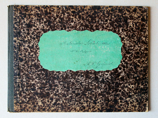 Putzger's Historischer Schul-Atlas, 1877
Voorkant band / Front cover