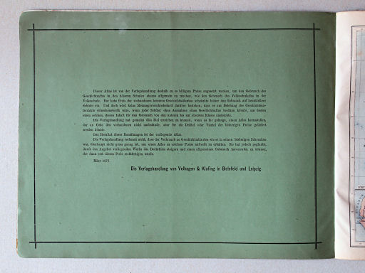 Putzger's Historischer Schul-Atlas, 1877
Voorwoord / Preface